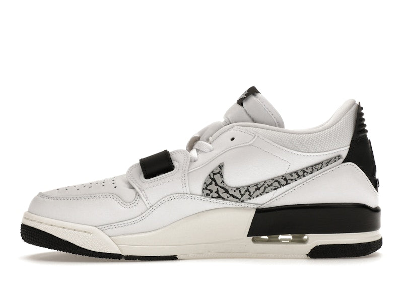 Jordan Legacy 312 Low White Black Elephant Swoosh