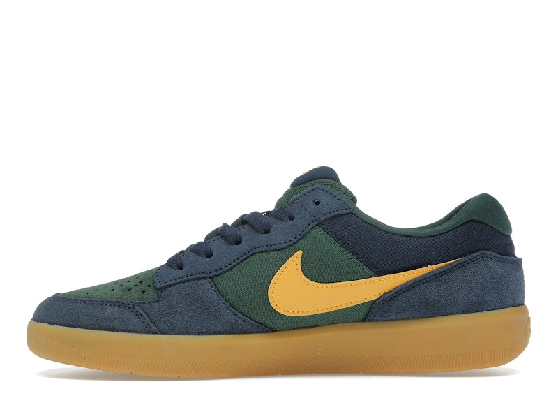 Nike SB Force 58 Midnight Navy Fir Gum Light Brown University Gold
