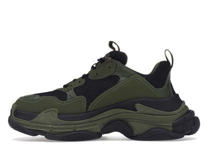 Balenciaga Triple S Dark Green Black