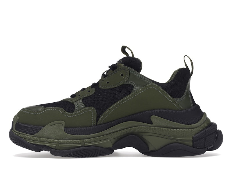 Balenciaga Triple S Dark Green Black