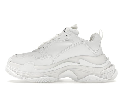 Balenciaga Triple S Synthetic Leather Triple White (Women's)