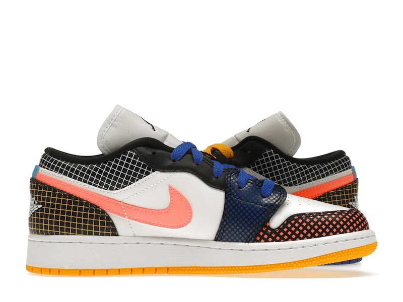 Jordan 1 Low MMD Multi-Color Grid (GS)