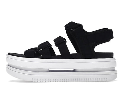 Nike Iconic Classic Sandal Black White White (Women's)
