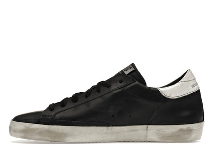 Golden Goose Super-Star Black White Leather