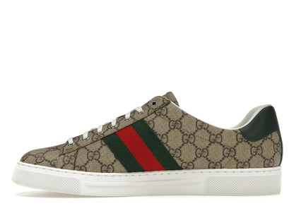 Gucci Ace Web Beige Ebony