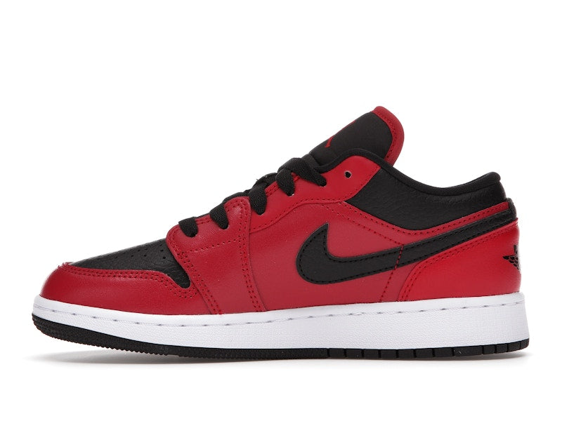 Jordan 1 Low Gym Red Black Pebbled (GS)