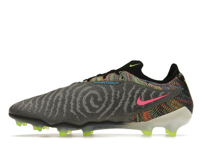 Nike Gripknit Phantom GX Elite Fusion FG Black White Blue Glow Volt
