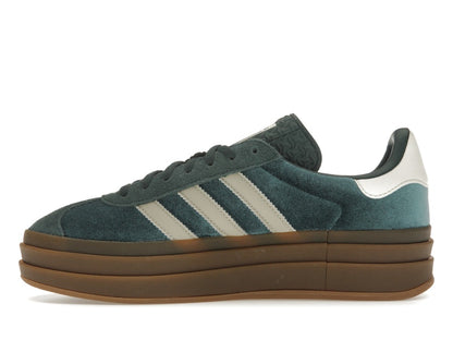 adidas Gazelle Bold Mineral Green Velvet (Women's)