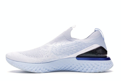Nike Epic React Moc Flyknit White Hydrogen Blue