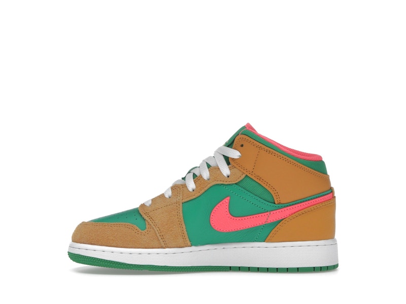 Jordan 1 Mid SE Chutney Lucky Green (GS)