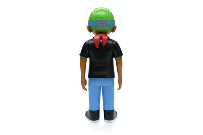 Hebru Brantley x Mindstyle Fly Boy Black Tee Vinyl Figure Multi