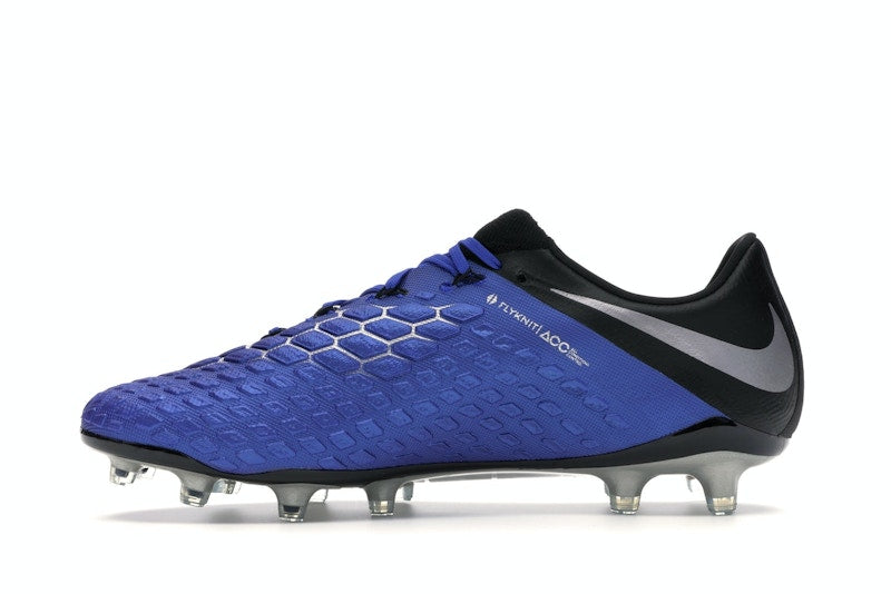 Nike Hypervenom Phantom 3 Elite Flyknit FG Racer Blue