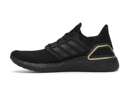 adidas Ultra Boost 20 Core Black Gold Metallic