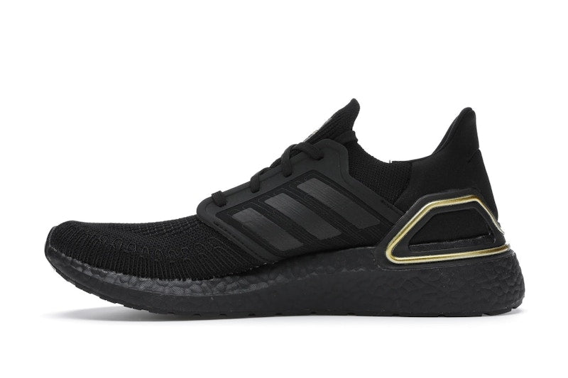 adidas Ultra Boost 20 Core Black Gold Metallic