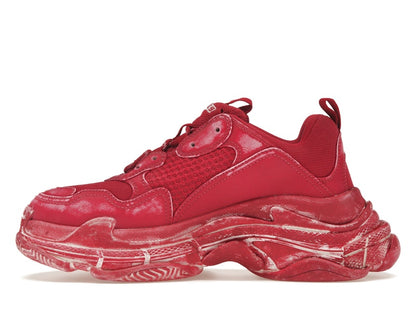 Balenciaga Triple S Faded Red