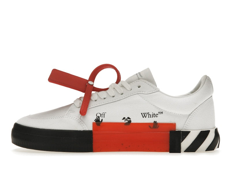OFF-WHITE Vulcanized Low White Teal Canvas