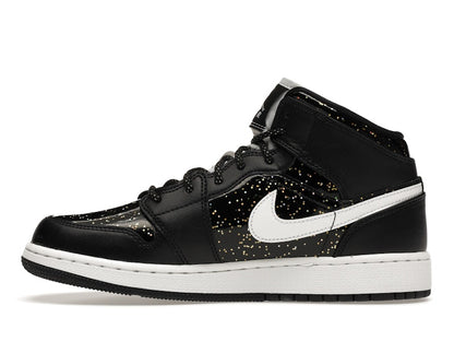 Jordan 1 Mid Black Speckle (GS)