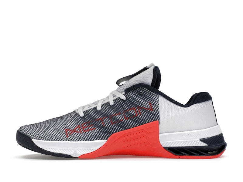 Nike Metcon 8 White Crimson Obsidian
