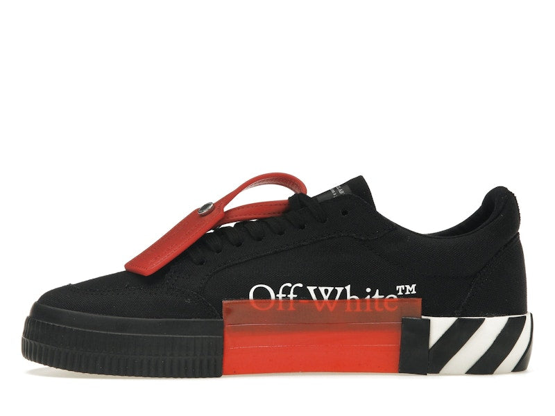 OFF-WHITE Vulcanized Low Canvas Black White