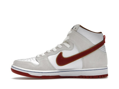 Nike SB Dunk High Sail Bright Crimson