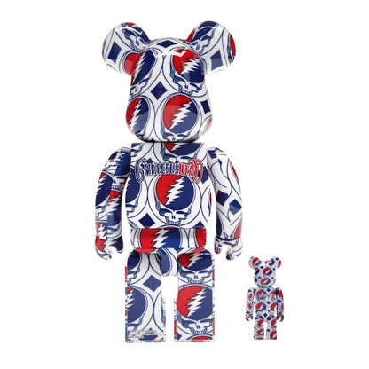 Bearbrick x Grateful Dead (Steal Your Face) 100% & 400% Set