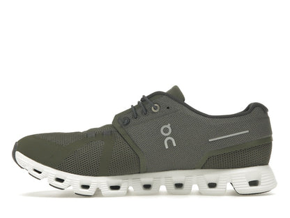 On Running Cloud 5 Olive Green White