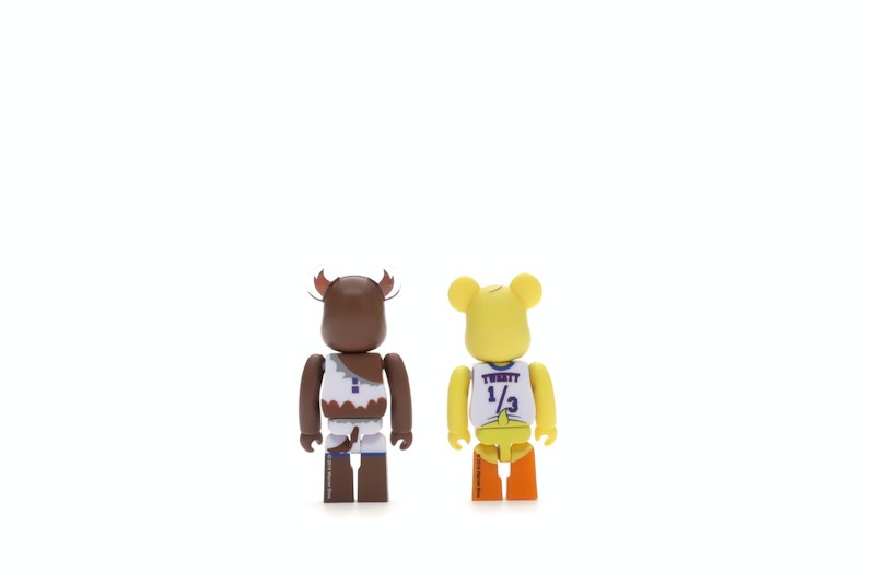 Bearbrick Space Jam Tweety & Tasmanian Devil 2 Pack 100% Multi