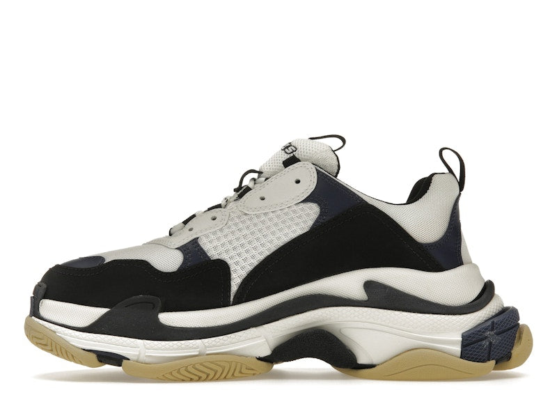 Balenciaga Triple S White Navy Black