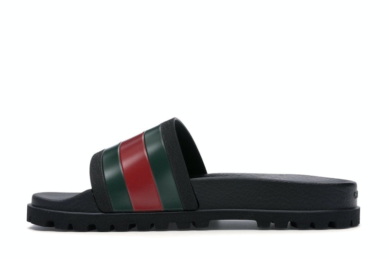 Gucci Web Slide Sandal Black