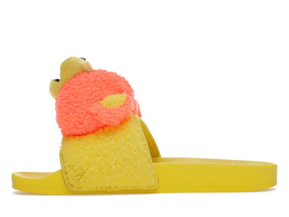 adidas JS Adilette Jeremy Scott Teddy Yellow
