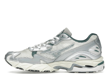 Mizuno Wave Rider 10 White Slate Bistro Green