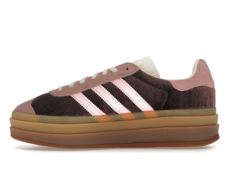 adidas Gazelle Bold Shadow Brown Warm Clay Glow Pink (Women's)