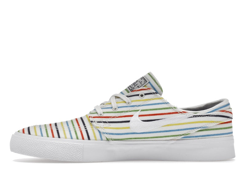 Nike SB Zoom Stefan Janoski Canvas Multi-Color Pinstripes