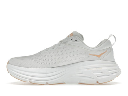 Hoka One One Bondi 8 White Cantaloupe (Women's)