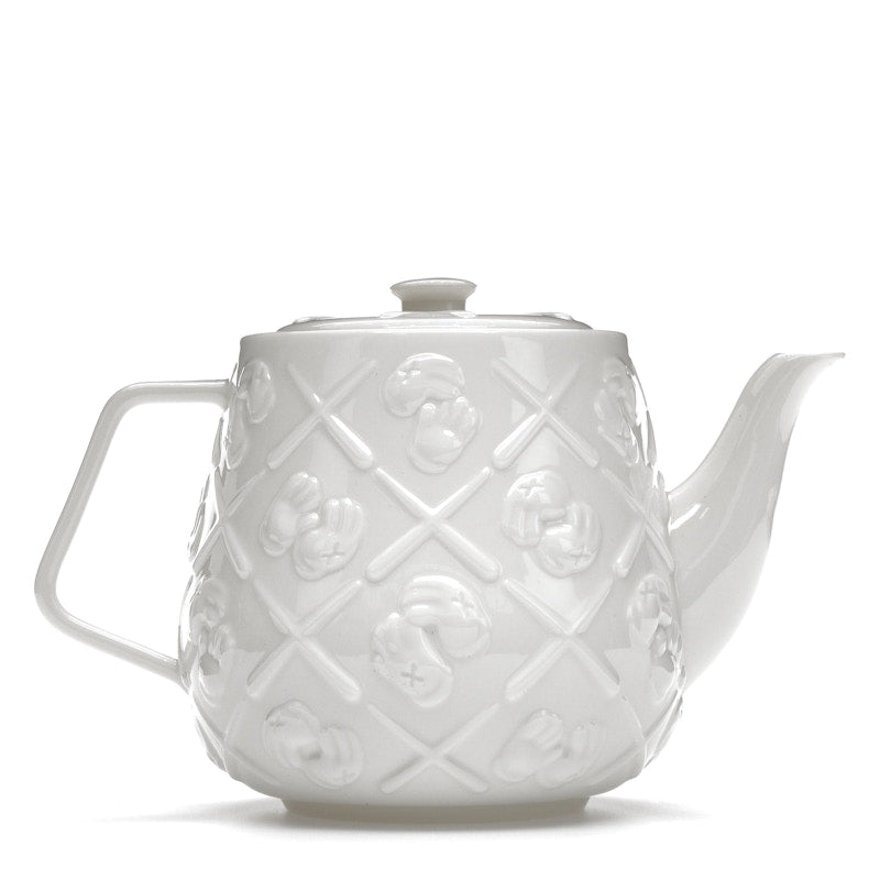 KAWS Ceramic Teapot White