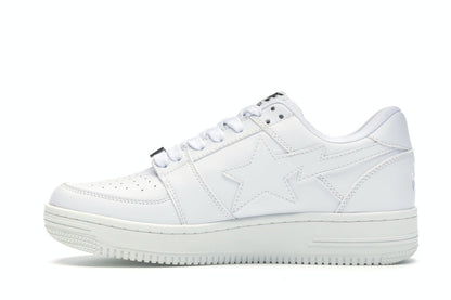 BAPE STA Low White
