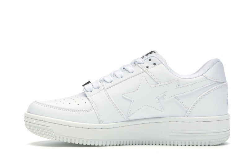 BAPE STA Low White