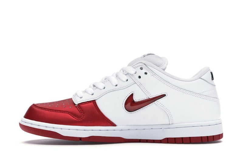 Nike SB Dunk Low Supreme Jewel Swoosh Red