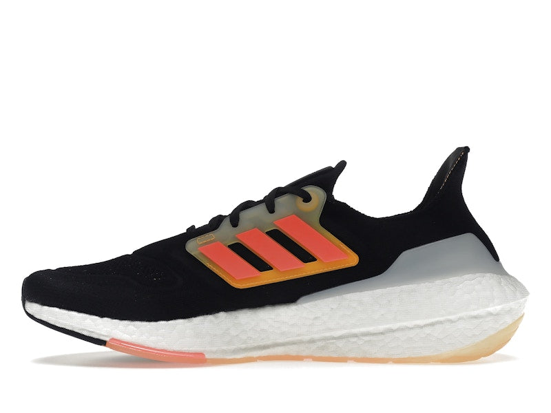 adidas Ultra Boost 22 Black Turbo Flash Orange