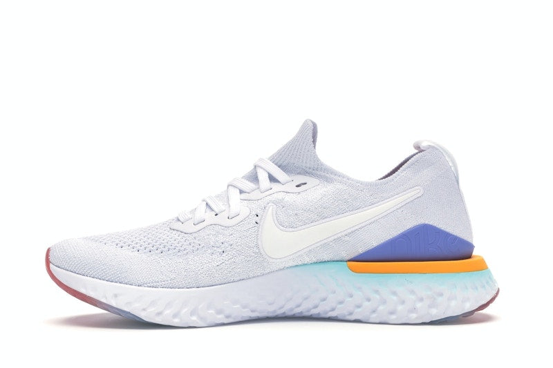 Nike Epic React Flyknit 2 White Hyper Jade Ember Glow (Women's)