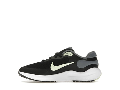 Nike Revolution 7 Black Smoke Grey White Barely Volt (GS)
