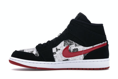 Jordan 1 Mid Newspaper Air Times