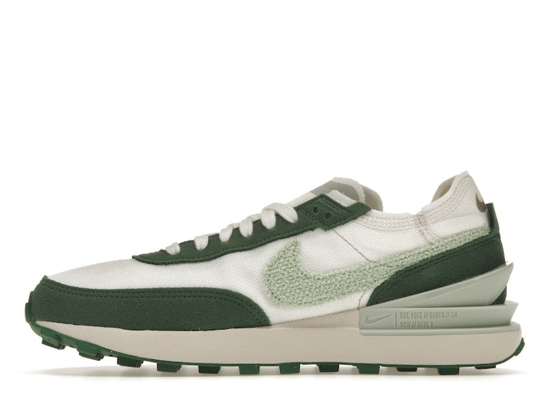 Nike Waffle One Summit White Moon Fossil Gorge Green Honeydew (Women's)
