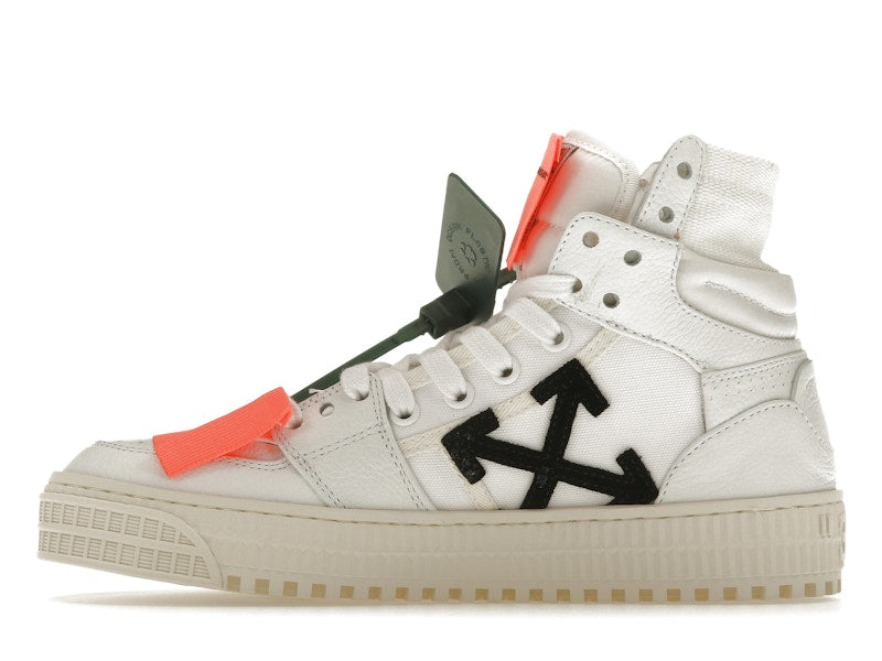 OFF-WHITE Off Court 3.0 Leather Canvas White White Orange (Women's)