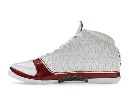 Jordan 23 White Varsity Red