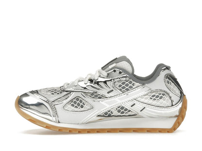 Bottega Veneta Orbit Silver White (Women's)