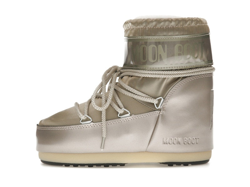 Moon Boot Icon Low Boot Glance Platinium