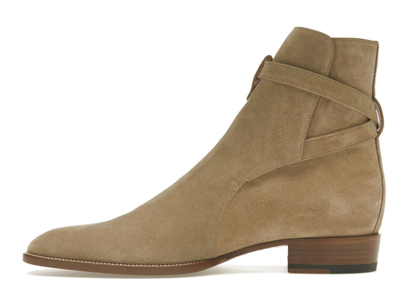 Saint Laurent Wyatt Jodhpur Boot Tobacco Suede