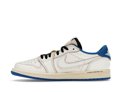 Jordan 1 Retro Low OG SP Fragment x Travis Scott Sail Military Blue (PS)