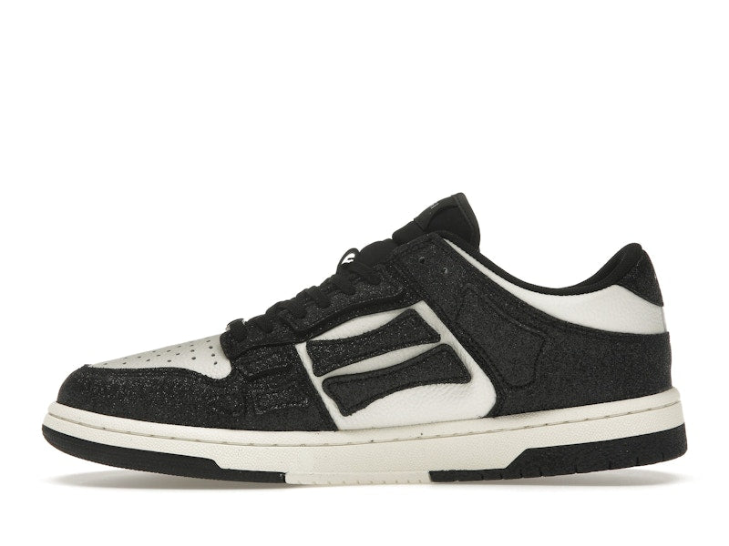AMIRI Skel Top Low Shimmer Black White